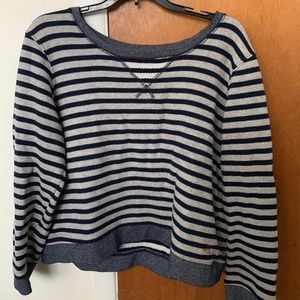 Stripped Cropped Levi’s Sweater